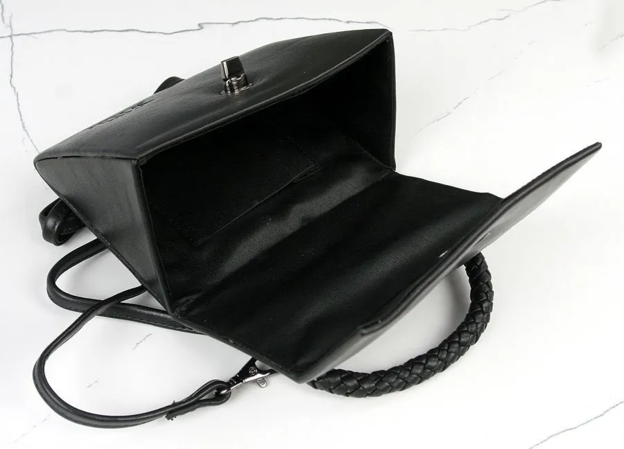 Listonoszka skórzana Always Wild 2124-NDM BLACK czarna