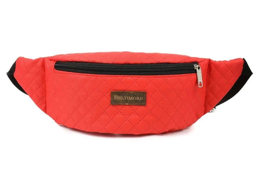 Saszetka pikowana BELTIMORE C84 czerwona