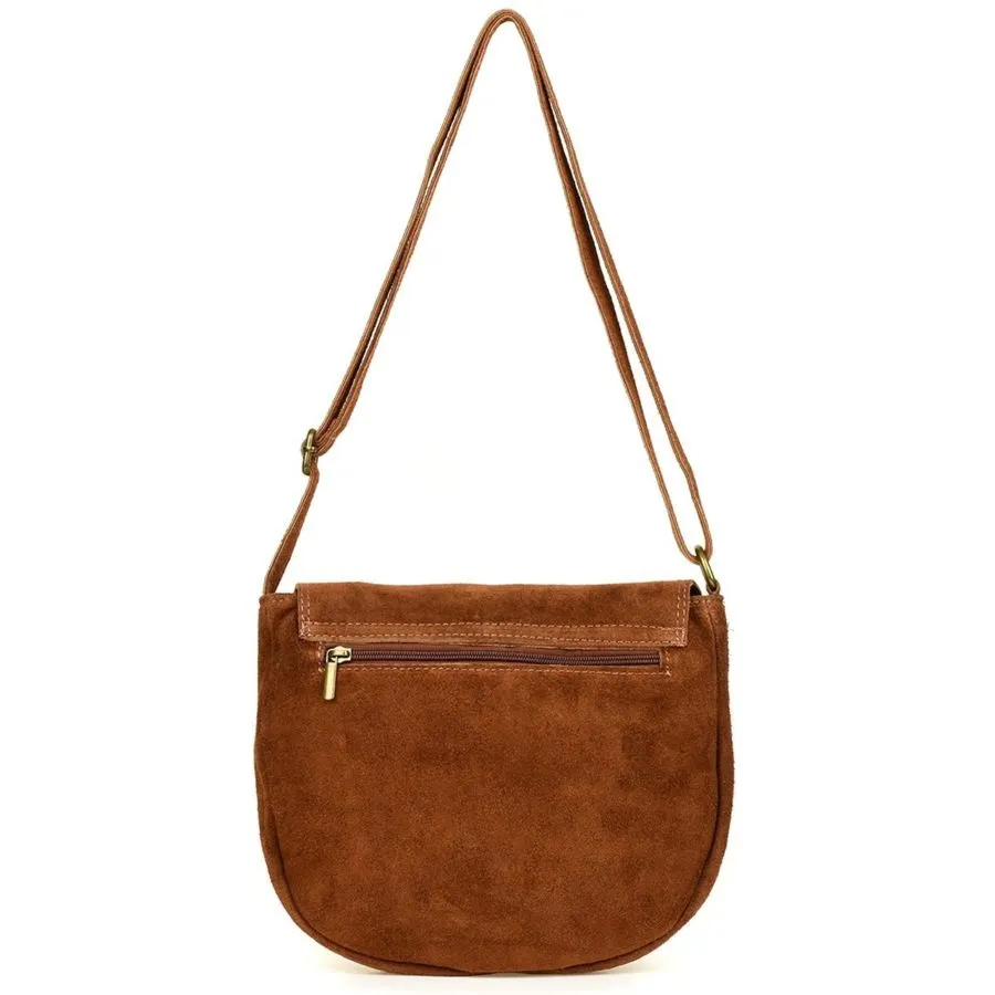 Listonoszka włoska skóra BELTIMORE koniakowa B66