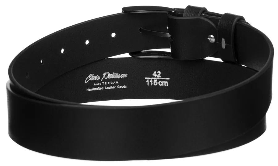 Pasek męski Peterson czarny PU 35 mm PTN 042268-105-PUR BLACK