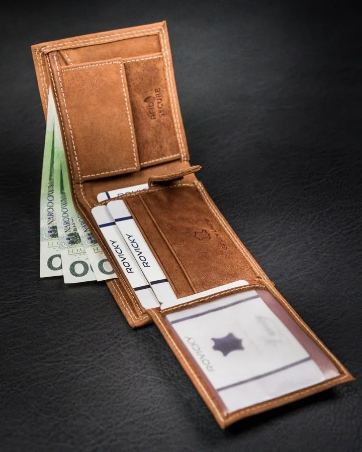 Portfel skórzany Always Wild [DH] N0035-CHM-8717 j. brązowy