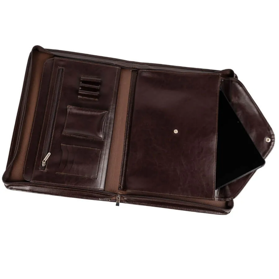 Męska aktówka A4 Tizano biwuar BW06 czekolada