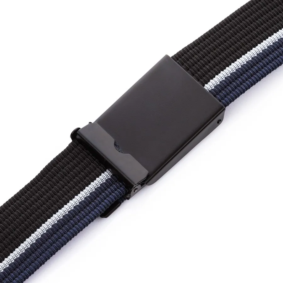 Pasek parciany PAOLO PERUZZI PW-16-95 cm czarny