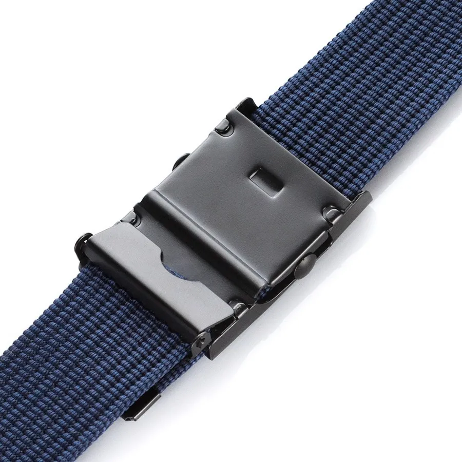 Pasek parciany PAOLO PERUZZI PW-22-105 cm granatowy