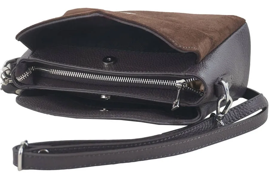 Listonoszka zamszowa BARBERINI'S granatowa 931-4