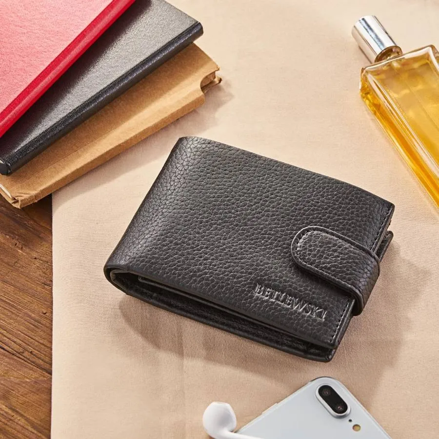 Portfel męski BETLEWSKI BPM-CF-60 c. brązowy