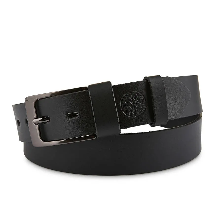 Skórzany pasek BETLEWSKI DW35-0 130 czarny