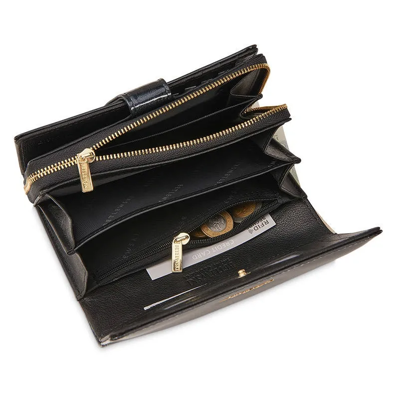 Portfel skórzany BETLEWSKI szary BPD-WP-513