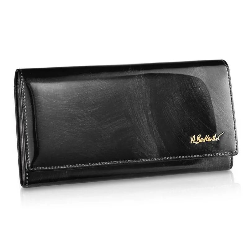 Portfel skórzany BETLEWSKI BPD-WP-100 szary