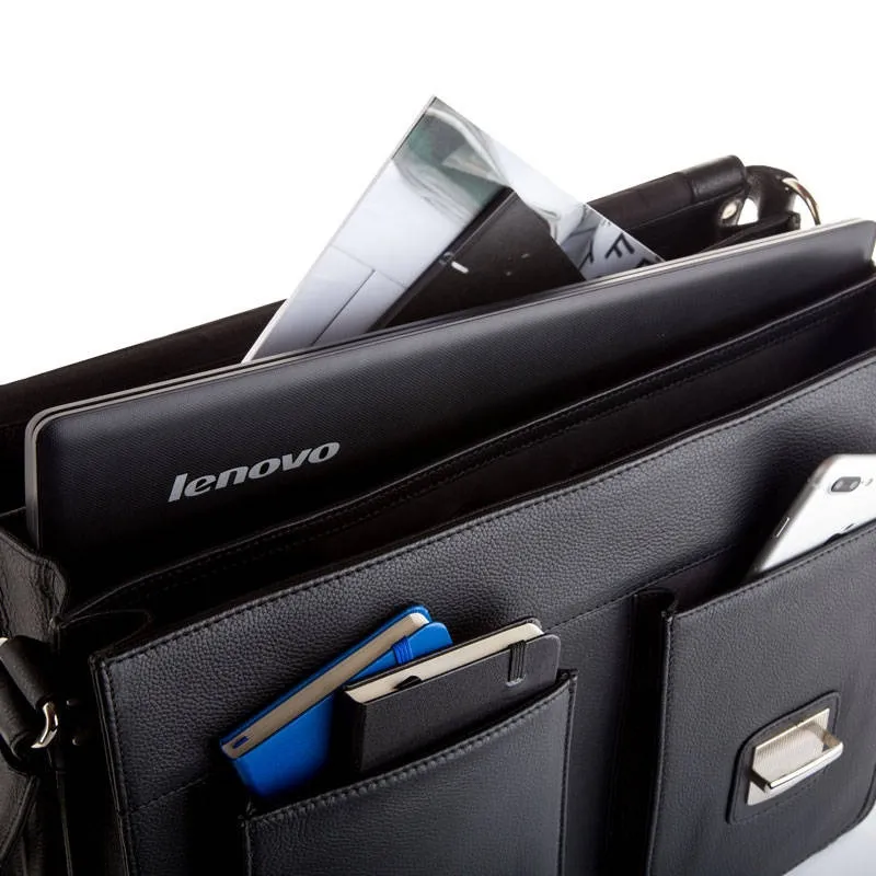 Torba skórzana BETLEWSKI TBG-YM-200P CZARNY