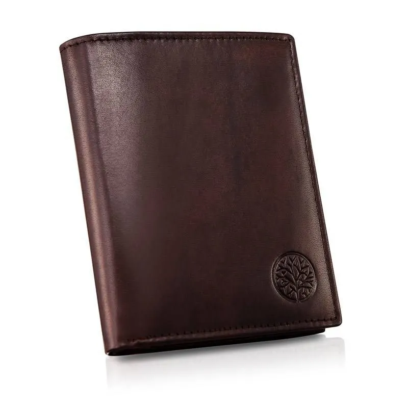 Portfel skórzany BETLEWSKI BPM-NVTC-300 brązowy