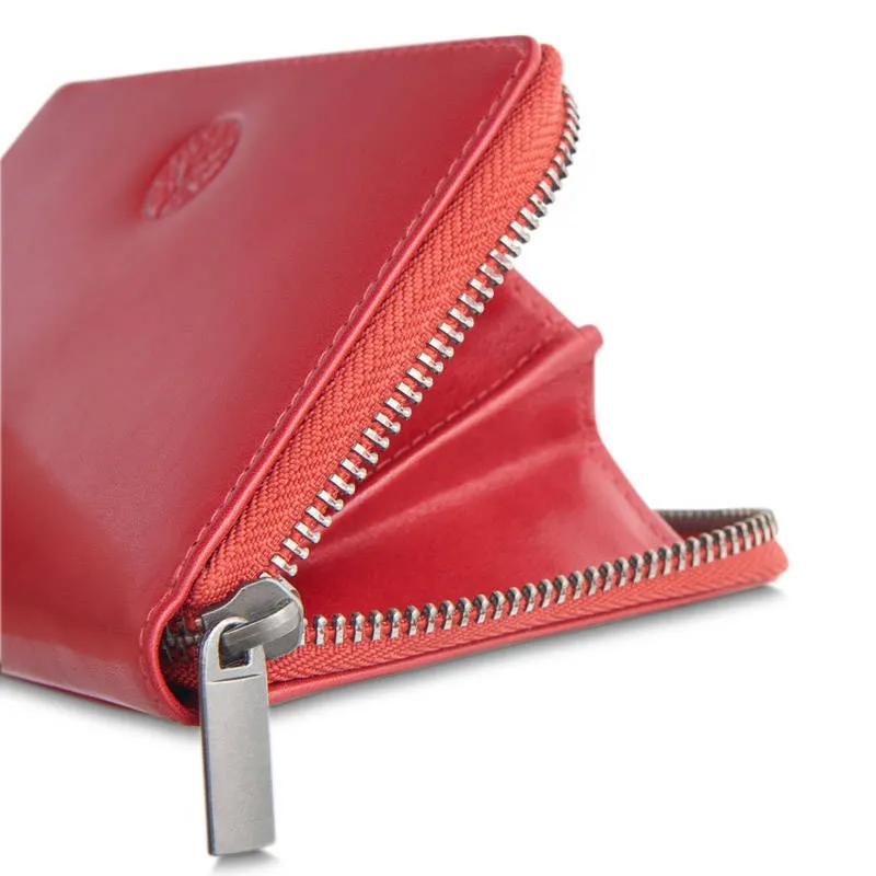 Portfel skórzany BETLEWSKI czerwony BPD-NVTC-361 RED