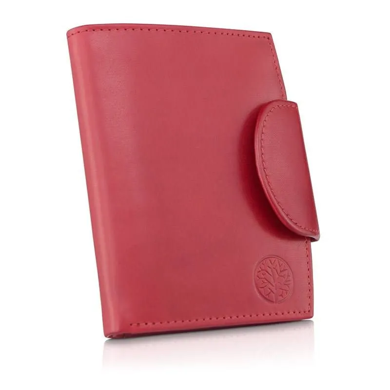 Portfel skórzany BETLEWSKI czerwony BPD-NVTC-319 RED