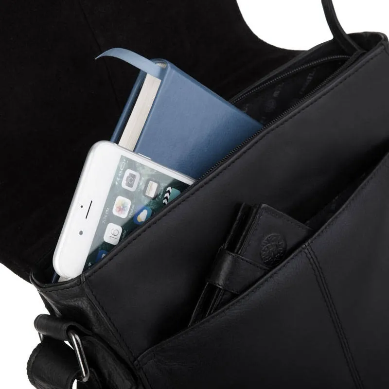 Torba skórzana BETLEWSKI TBS-311 DDDM CZARNY