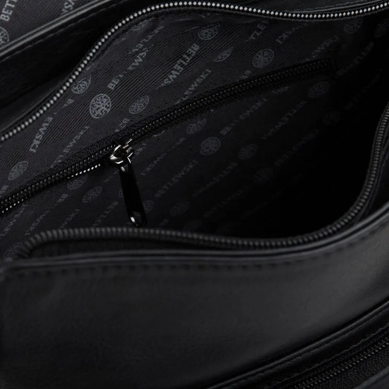 Torba skórzana BETLEWSKI TBS-310 DDDM CZARNY