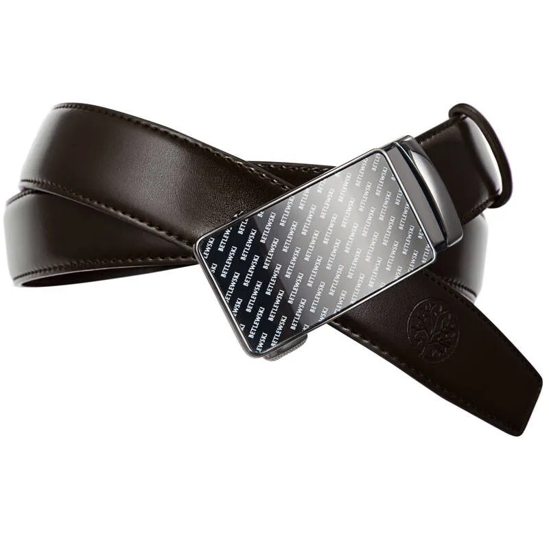 Skórzany pasek BETLEWSKI C30-LO c. brązowy 105