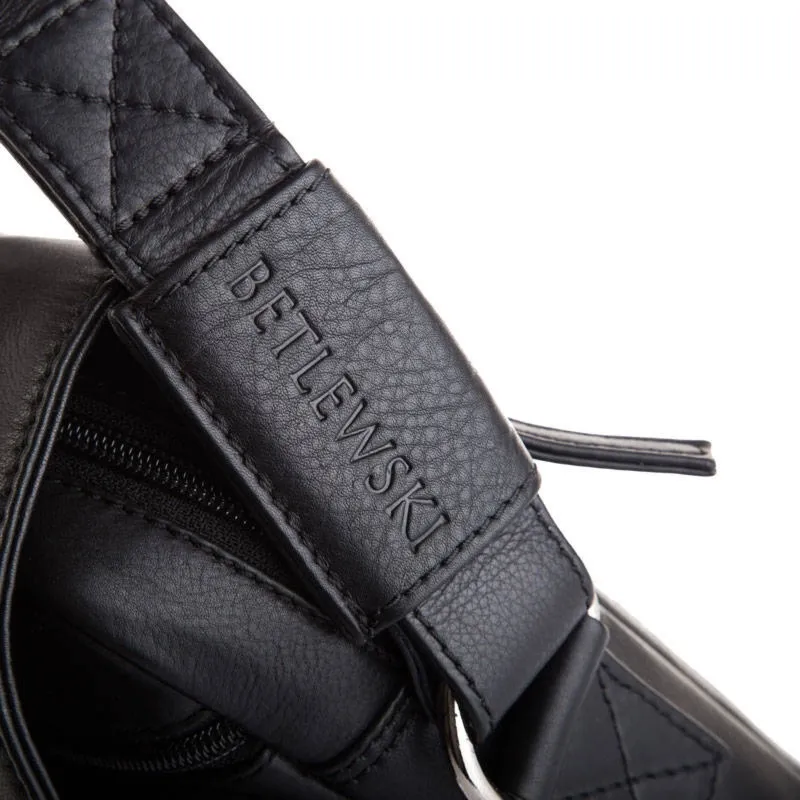 Listonoszka skórzana BETLEWSKI TBG-YM-103 CZARNY