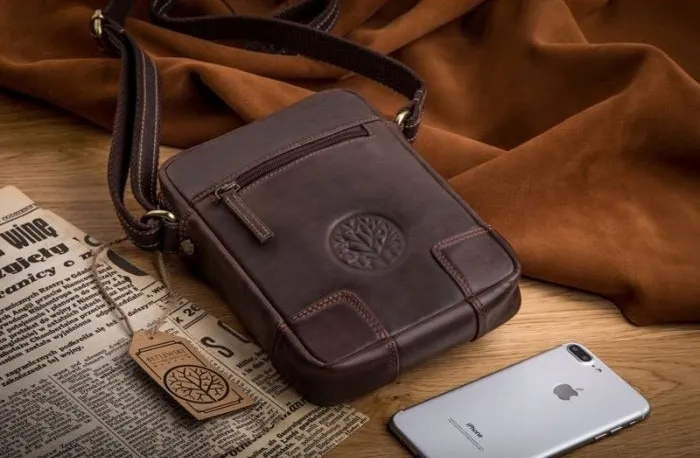 Listonoszka skórzana BETLEWSKI TBG-HT-105 brązowa