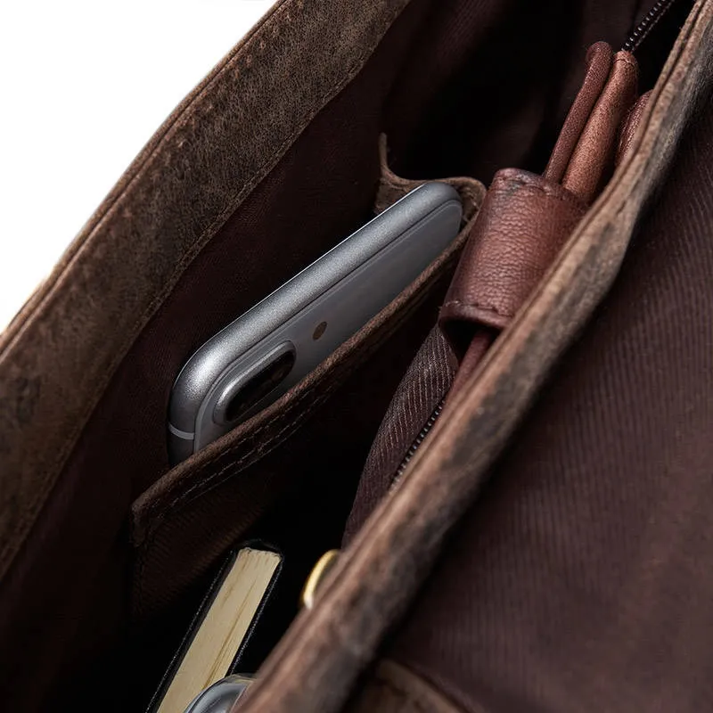 Torba skórzana BETLEWSKI TBG-HT-106 brązowa