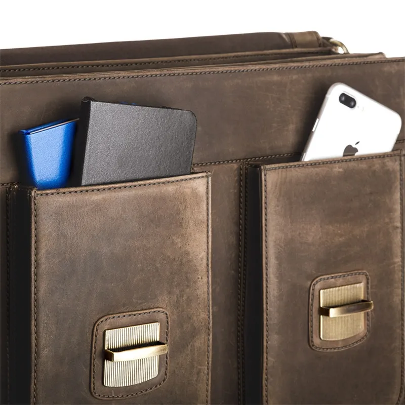 Torba skórzana BETLEWSKI TBG-HT-200 brązowa