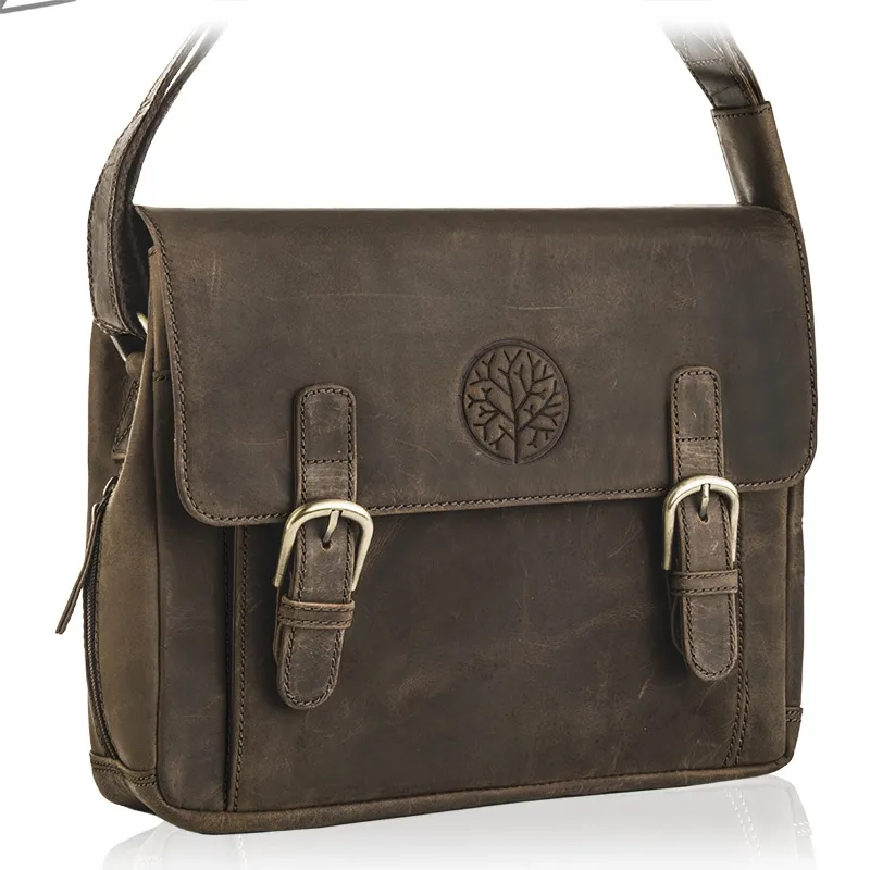 Torba skórzana BETLEWSKI TBG-HT-205 brązowa