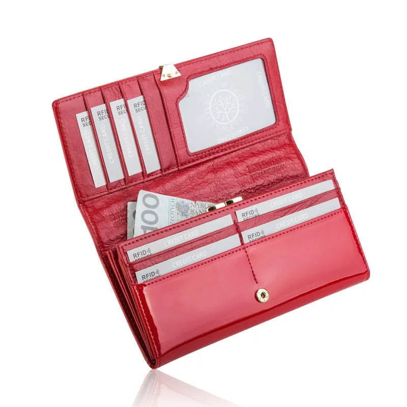 Portfel damski BETLEWSKI BPD-VS-100 CZERWONY