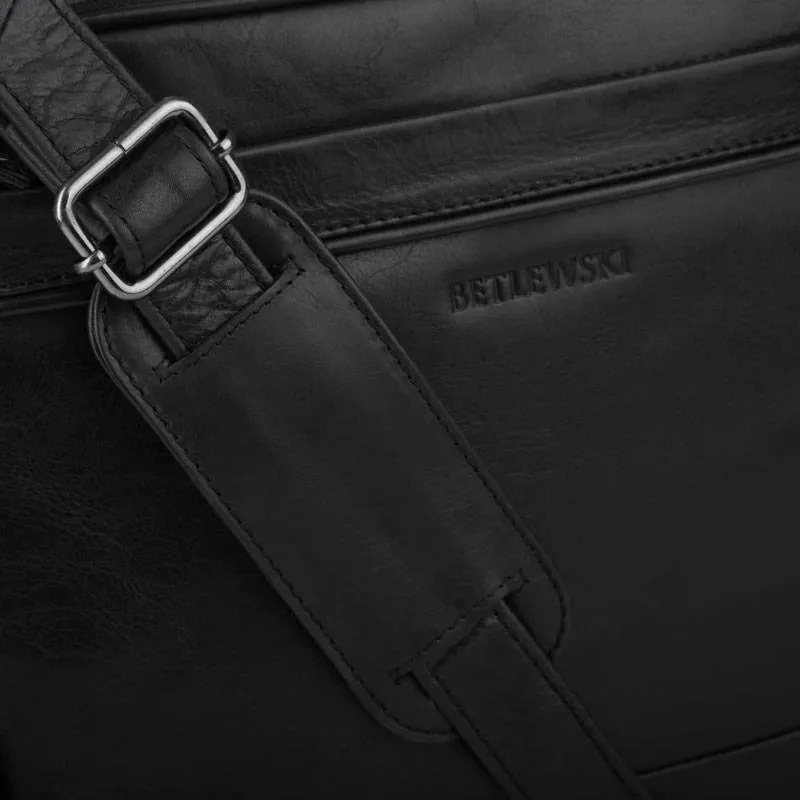 Torba skórzana BETLEWSKI TBS-324 CZARNY