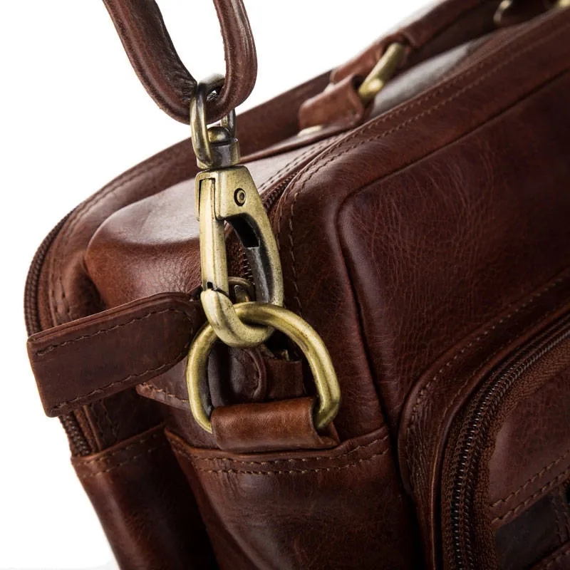 Torba skórzana BETLEWSKI TBS-322 brązowy