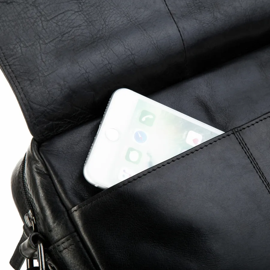 Torba męska BETLEWSKI vintage TBS-312 CZARNY