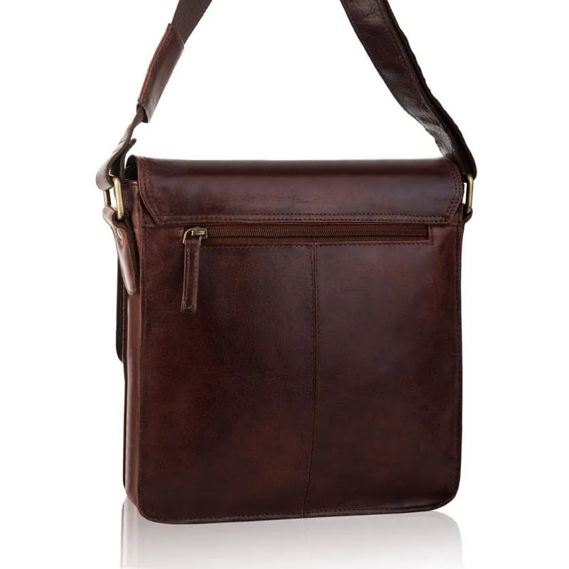 Torba skórzana BETLEWSKI TBS-311 brązowy