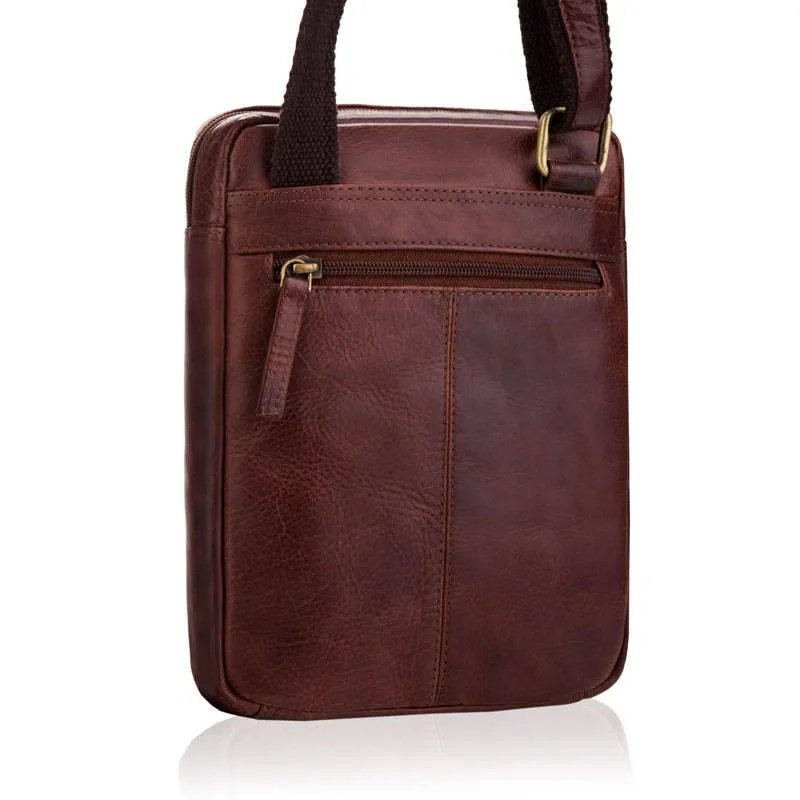 Listonoszka skórzana BETLEWSKI TBS-306 brązowa