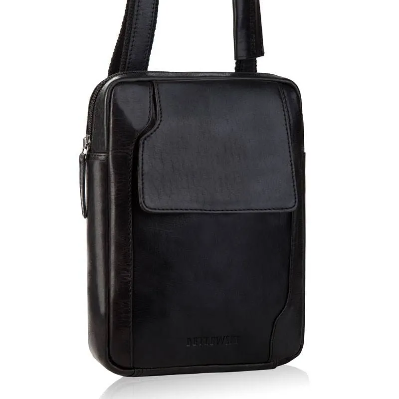 Listonoszka skórzana BETLEWSKI TBS-302 CZARNY