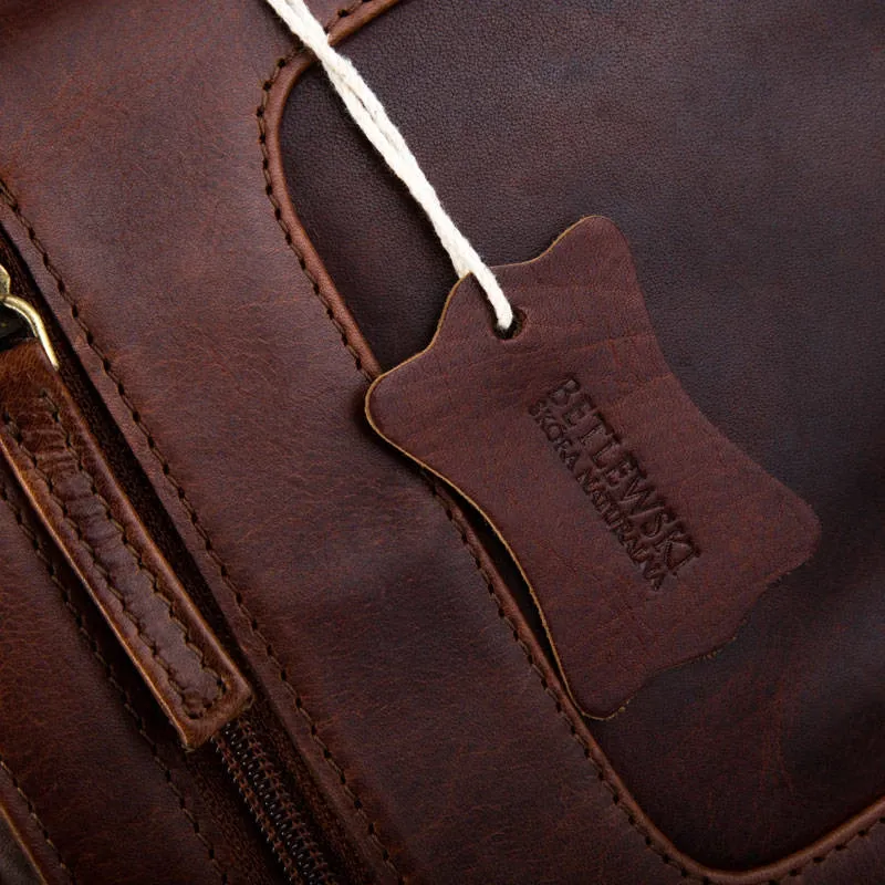 Listonoszka skórzana BETLEWSKI TBS-300 CZARNY