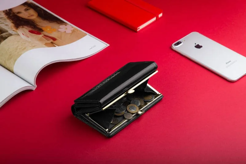 Portfel damski BETLEWSKI ZBPD-BS-108 CZARNY