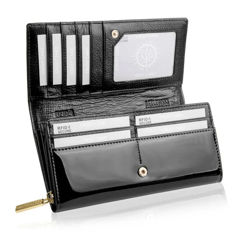 Portfel damski BETLEWSKI ZBPD-BS-106 CZARNY