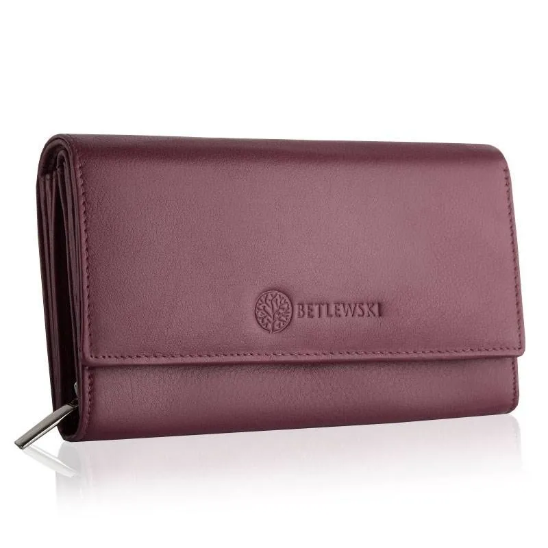 Portfel damski BETLEWSKI BPD-SS-12 różowy