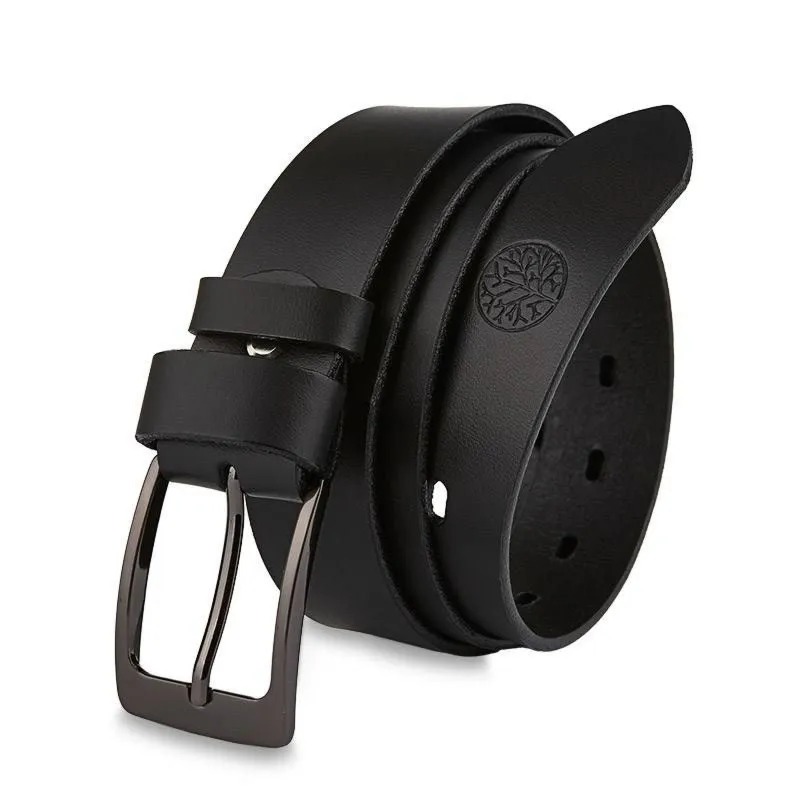 Skórzany pasek BETLEWSKI DW35-0 120 czarny