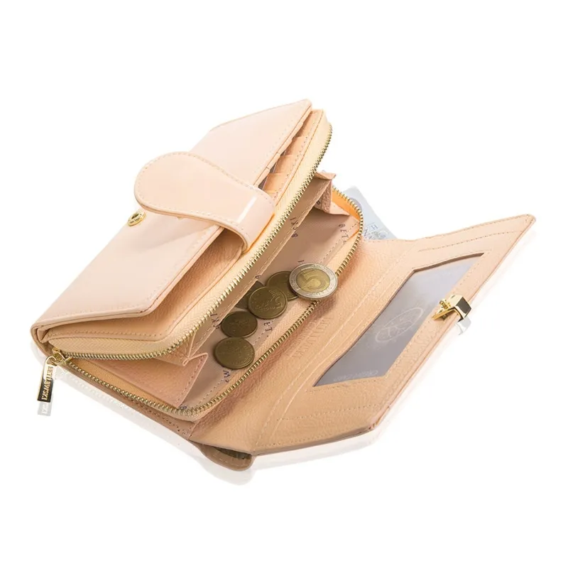 Portfel damski BETLEWSKI BPD-VS-513 pudrowy