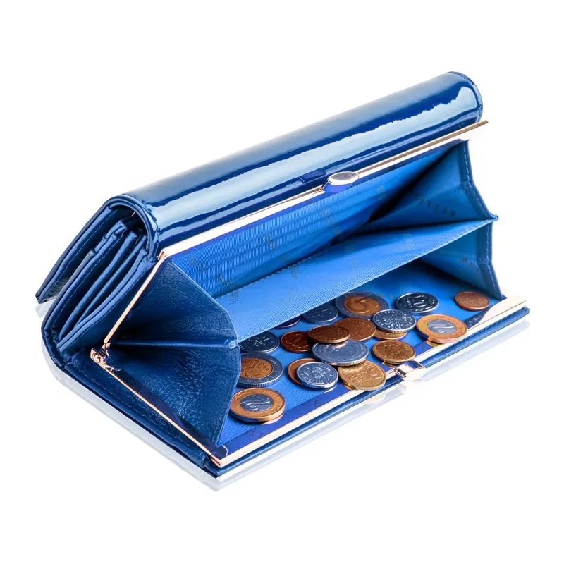 Portfel damski BETLEWSKI ZBPD-BS-72031 niebieski