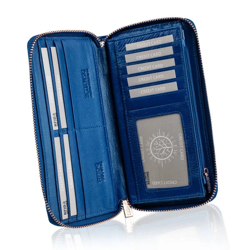 Portfel damski BETLEWSKI ZBPD-BS-5297 niebieski