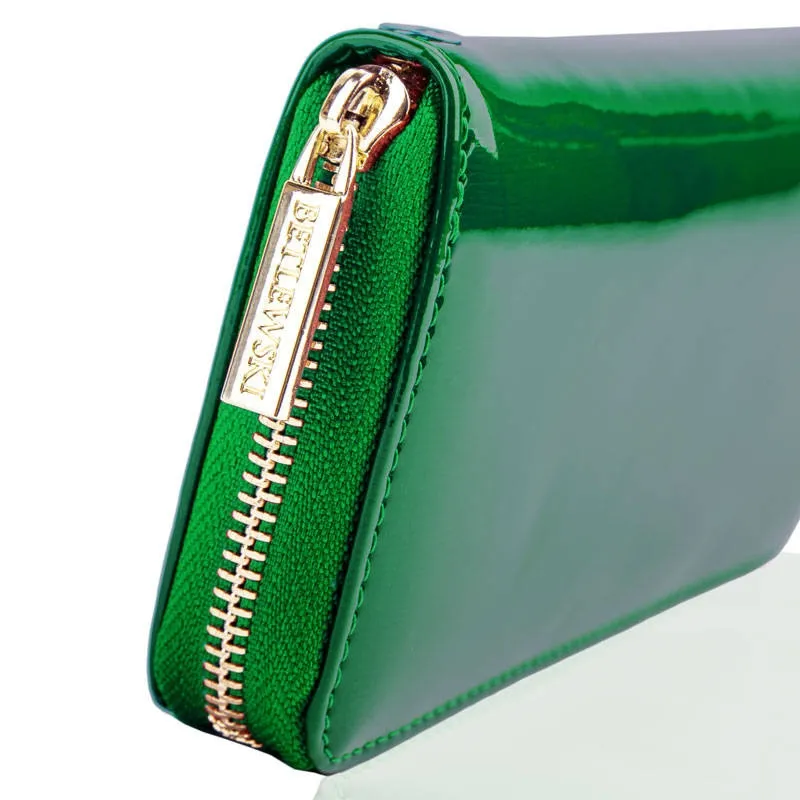 Portfel damski BETLEWSKI zielony ZBPD-BS-5201