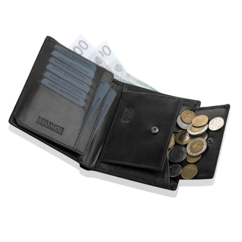 Portfel męski BETLEWSKI BPM-VTC-300 CZARNY