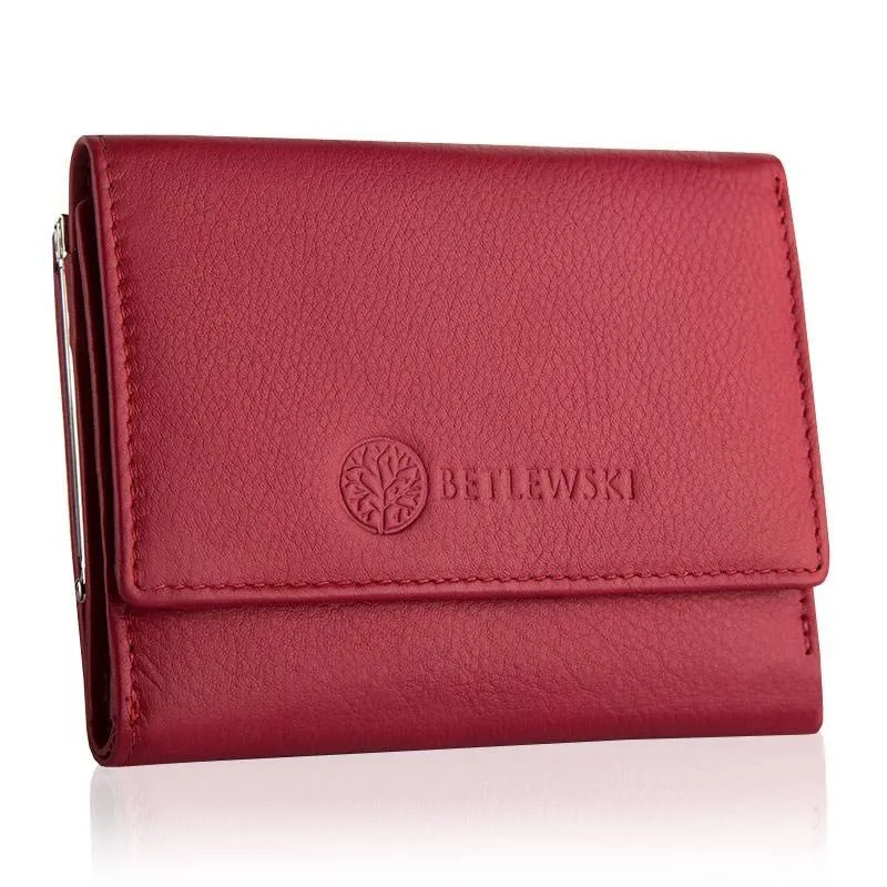 Portfel damski BETLEWSKI BPD-SS-14 CZERWONY