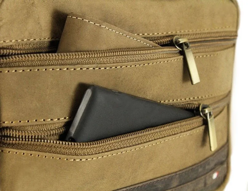 Saszetka skórzana Always Wild brązowa [DH] S3-2-R