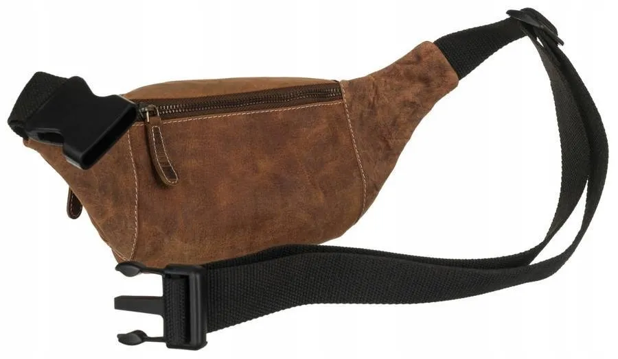 Saszetka skórzana nerka Always Wild [DH] 2506-MH brązowy