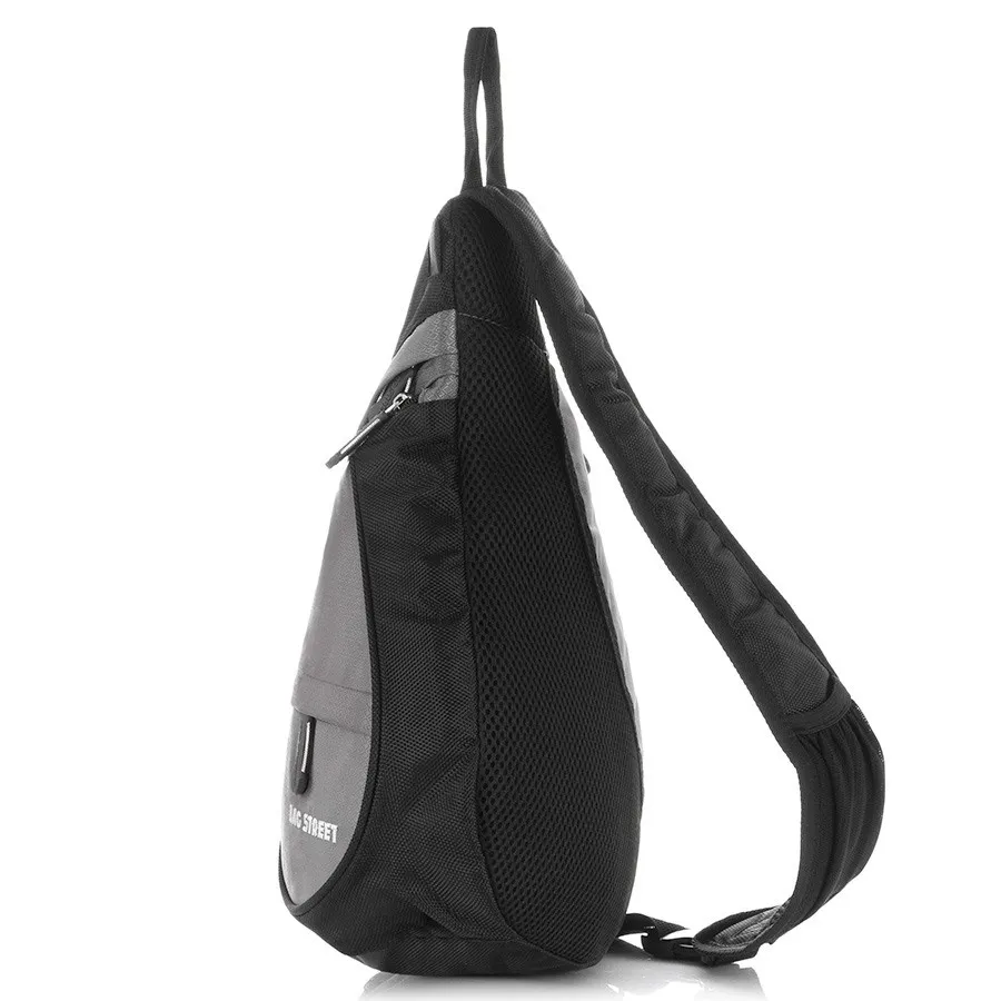Plecak sportowy na jedno ramię BAG STREET 4388-GR szary