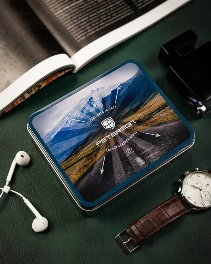 Mały portfel męski Peterson [DH] PTN N78 2-1-1 czarny