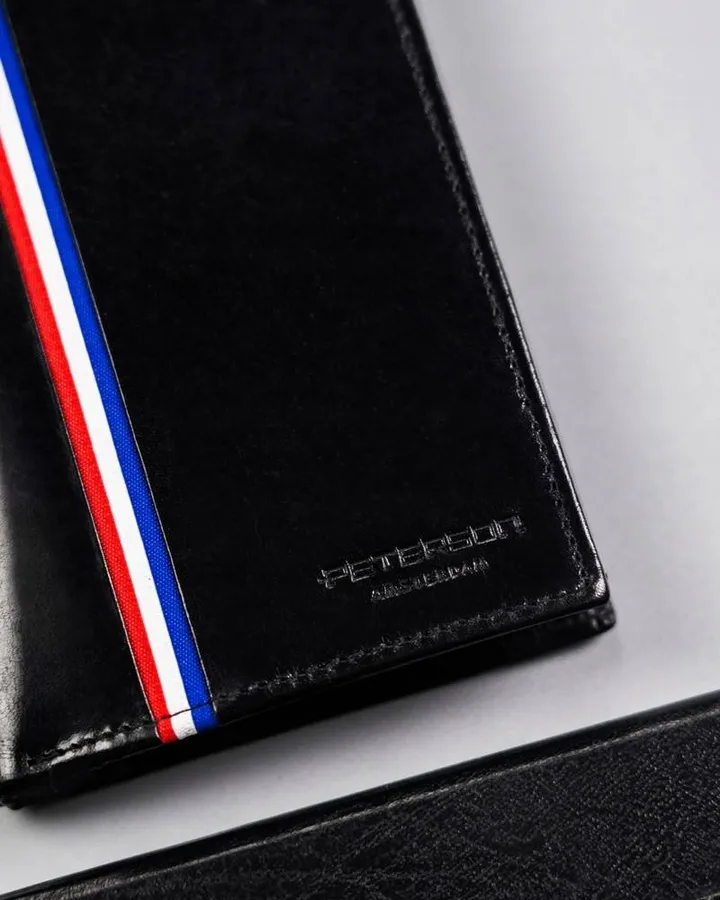 Portfel skórzany Peterson [D] PTN 22311-VT-A czarny