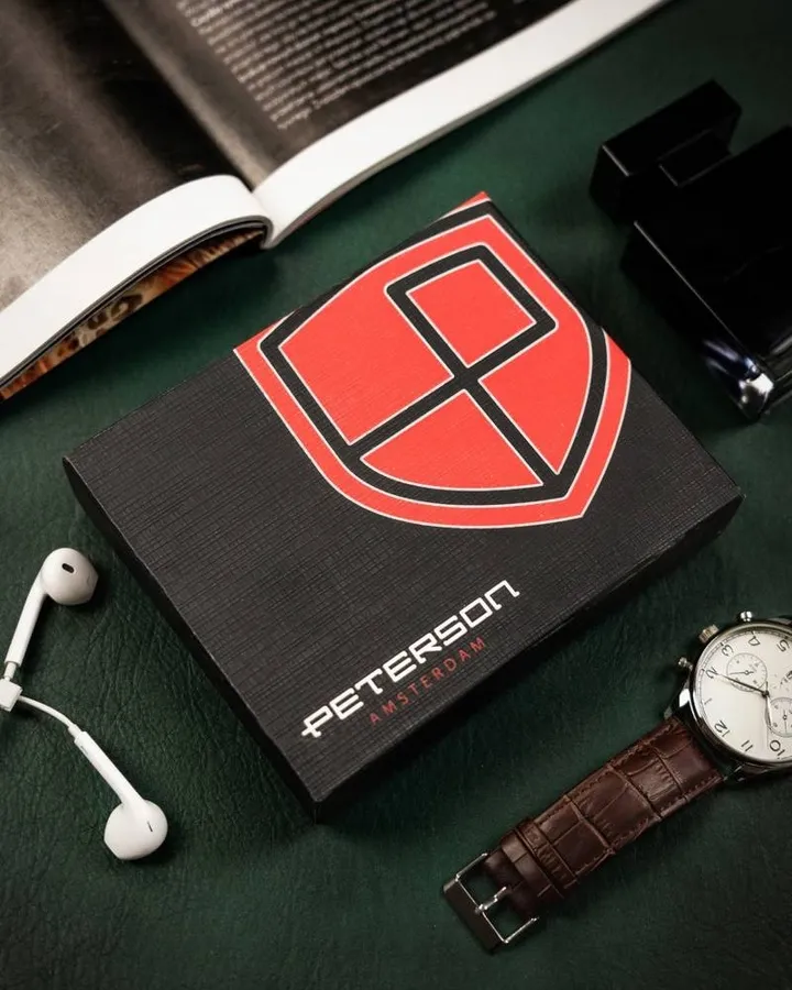 Portfel skórzany Peterson [DH] PTN MR-05-CN czarny