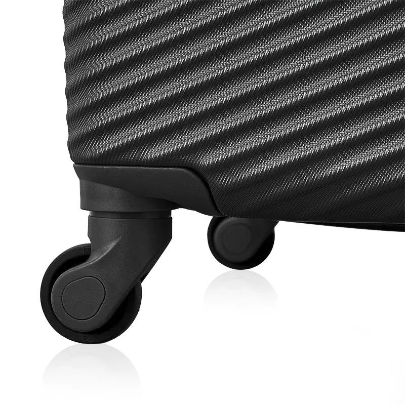 Walizka M i duży kuferek BETLEWSKI Niebieski ZEST BWA-053 NIEB